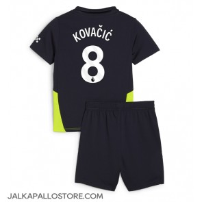 Manchester City Mateo Kovacic #8 Vieraspaita Lapsille 2024-25 Lyhythihainen (+ shortsit)